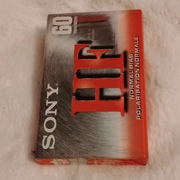 Cassette Audio Vintage Sony HF 60 Min – Polarisation Normale – Neuve Sous Blister